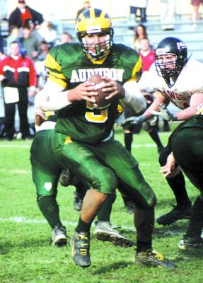 STAR ALUMNI: Before going pro Joe Flacco first played football at Audubon High School. Pictured above is Flacco, Senior year, in the midst of a game for the Green Wave. Retrospect file photo ©2002