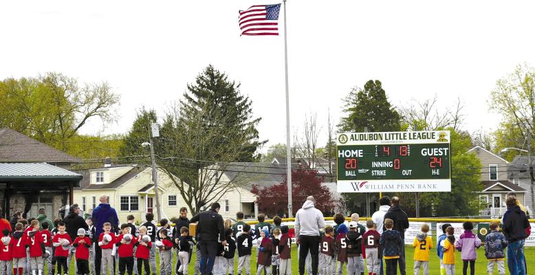 Audubon Opens Little League Season PLAY BALL: Audubon celebrated the opening day of the 2024 little league season on Saturday, April 13th. Little league players, along with friends and family, flooded in to see the opening ceremonies, which started at 10 a.m. Afterward, those in attendance were invited to stay for the games on the Minors and Majors fields until 1 p.m. photo courtesy of Domenic DeStefano