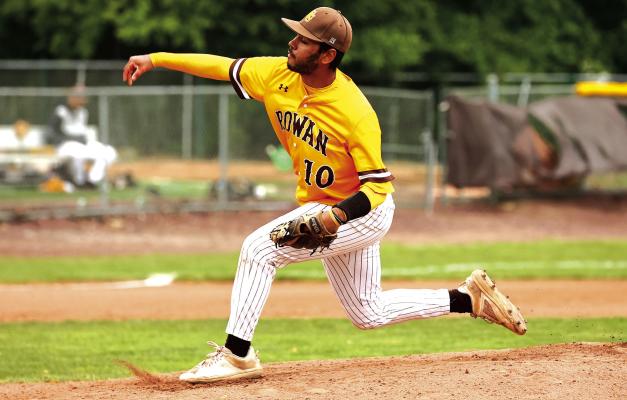 PROFICIENT PROFS PLAYER: Rowan University Junior Sean Colbert is the closer for the Profs team. This season he records 13-7 overall and 1-4 in the New Jersey Athletics Conference. Colbert says he would love to compete at the next level, but wants to continue taking his academics seriously as an accounting major.