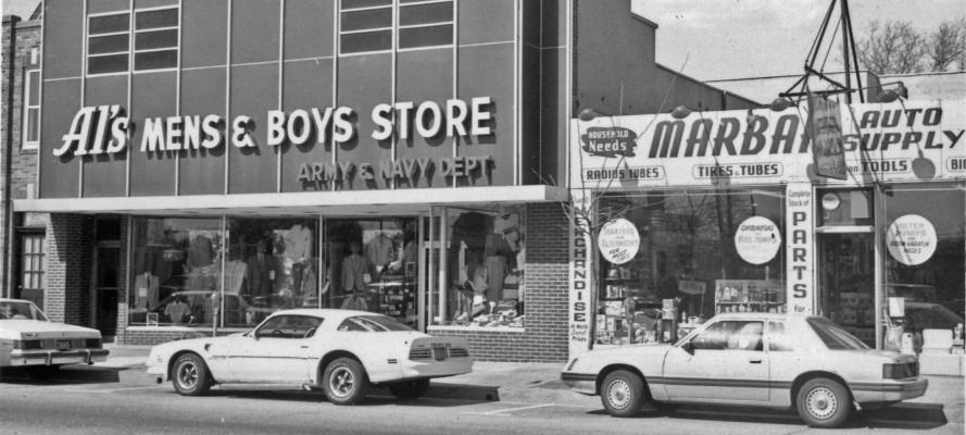 TRANS AMS, MUSTANGS AND MEN’S SUITS: There’s no place like Al’s Mens &amp; Boys Store in Collingswood these days. Or Marbar Auto Supply, for that matter. For decades, Al’s was the go-to place for male attire...and Collingswood High School athletic wear.